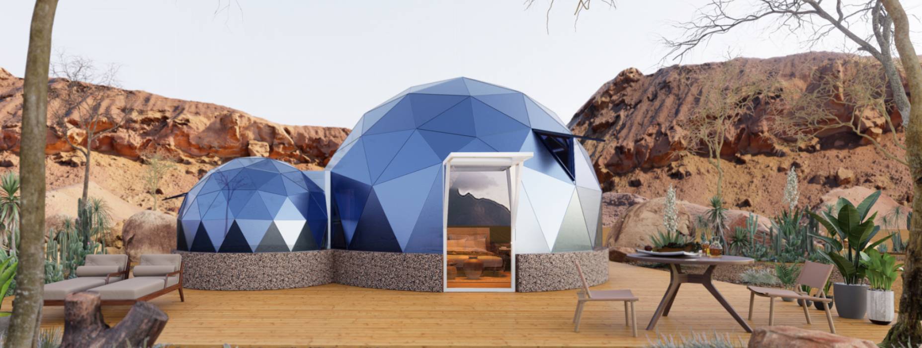 博湖县球形智能光伏玻璃星空房